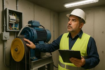 غرفة الماكينات والمعدات التقنية